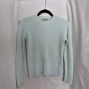 J. Crew Cotton Mint Green Sweater Size Medium